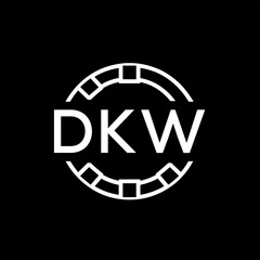 WebDKW letter logo. DKW blue image on white background. DKW Monogram logo design for entrepreneur and business. DKW best icon.
