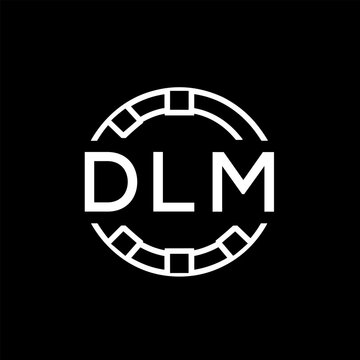 WebDLM letter logo. DLM blue image on white background. DLM Monogram logo design for entrepreneur and business. DLM best icon.
