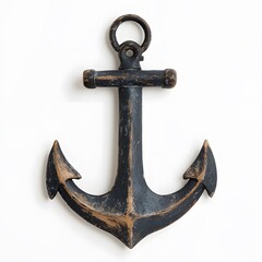Rustic Black Anchor Wall Decor.