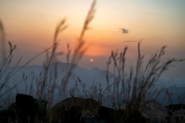 A Beautiful Landscape view of a Mountain road from Al Hada, Taif , Saudi Arabia
