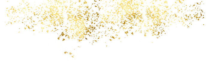 PNG Pieces flakes of golden flakes shimmer, gold foil on  confetti png transparent background. Abstract png design element. Shiny gold glitter,,wedding,vip cover template,grand opening,flyer.