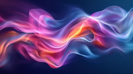 Abstract swirling vibrant colors.  Fluid, dynamic shapes create a mesmerizing visual experience
