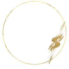 Shiny gold glitter.Gold Foil Frame gold splatter frames glitter,Gold stroke on transparent background.Pieces flakes of gold.Premium design,wedding,vip cover template,grand opening,flyer,save the date.