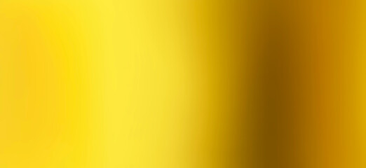 Abstract golden metallic foil background. Minimalist gradient. Smooth banner or wallpaper