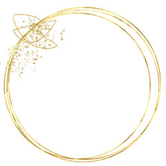 PNG Gold Foil Frame gold splatter frames glitter,Gold stroke on transparent background. Confetti. PNG Gold brush, Shiny, glittering dust element. Wedding Invitation.Save the Date Card.