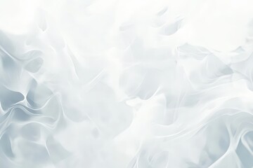 Fototapeta premium Abstract, ethereal design with flowing, light gray forms.