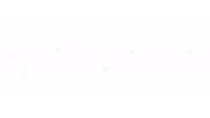 左右に連続配置できるシンプルなキラキラのタイトルバック（透過背景） - ホワイト