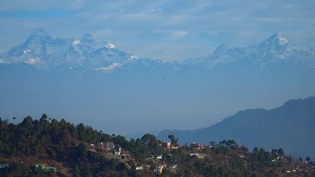 Mystical Morning at Kasar Devi with Majestic Nanda Devi Peak | Himalayan Range in Uttarakhand | 4K