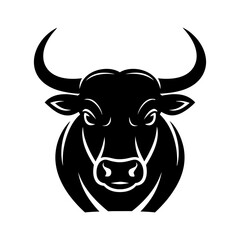 Bull head illustration isolated on transparent background