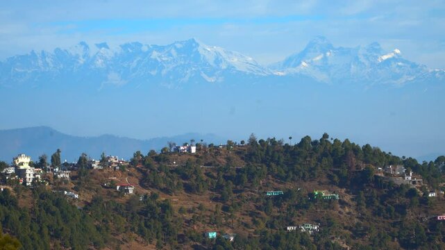Mystical Morning at Kasar Devi with Nanda Devi Peak in the Uttarakhand Himalayas