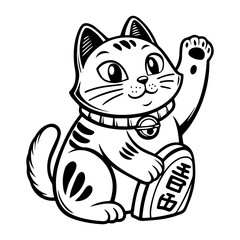 The Lucky Beckoning Cat: Maneki-neko