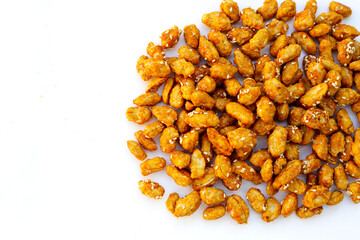 Caramelised peanuts with sesame, Candied peanuts