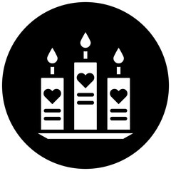 Wedding Candle Icon