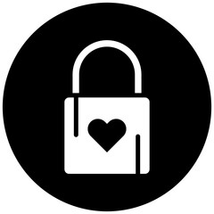 Wedding Padlock Icon