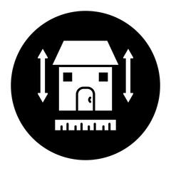 House Measurement Icon
