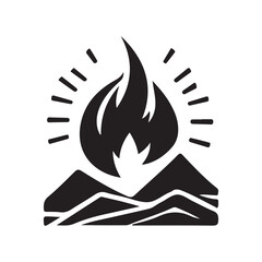 vector fire icon