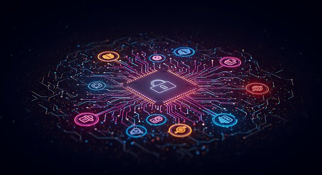 A futuristic AI-powered cybersecurity solution that harnesses real-time data to detect and neutralize digital threats