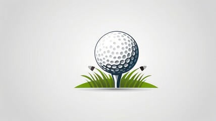 Fototapeta premium golf ball vector illustration