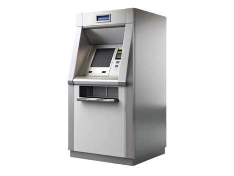 Modern ATM Machine: High-Resolution Stock Photo for Banking and Finance