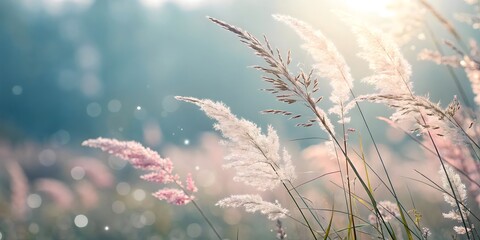 Minimalist Aesthetic Background with Soft Bokeh and Pastel Tones &ndash; Perfect for Stock Use