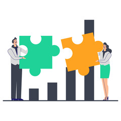 Business Illustration Teamwork