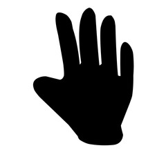 Rubber Glove Silhouette 