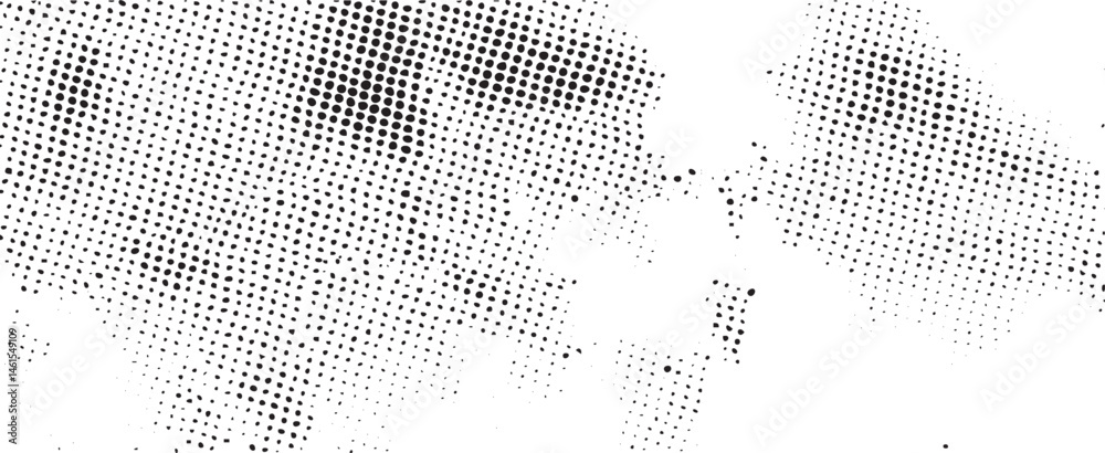 Wall mural a textured monochrome displays a scattering of small dots forming an abstract cloud-like shape.