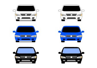Fototapeta premium 乗用車のセット