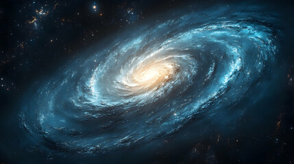 A spiral galaxy in the vast cosmic expanse.