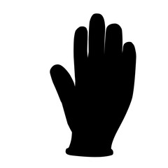 Rubber Glove Silhouette 