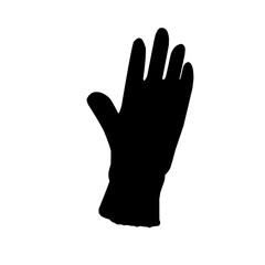 Rubber Glove Silhouette 
