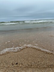 waves on the beach