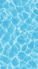 Obraz premium Top view of a blue pool water seamless background