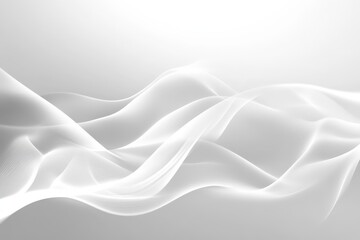 Abstract design with flowing, light gray forms.