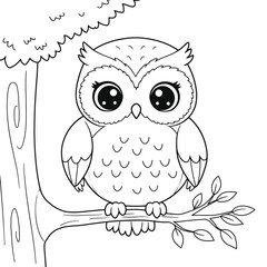 Nurturing Owls: A Heartwarming Parent-Child Embrace