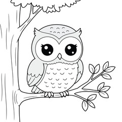 Nurturing Owls: A Heartwarming Parent-Child Embrace