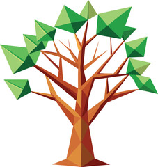 Origami tree