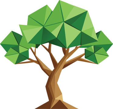 Origami tree