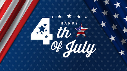 Happy 4th of July, USA Background
