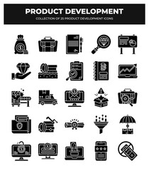 Product Development Icons: 25 Essential Icons for Business Growth