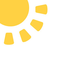 Sun Corner Illustration