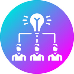 Fototapeta premium Brainstorming Icon