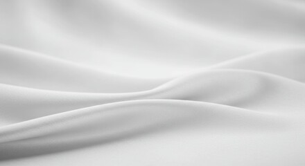 Obraz premium White silk cascades whispering of softness light