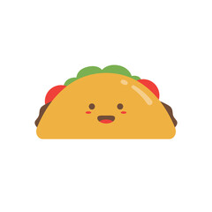 Taco Cartoon Illustration