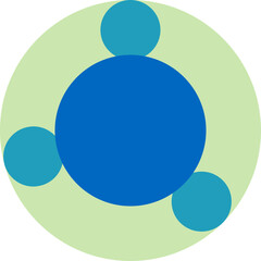 Circle Packing Icon