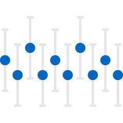 Confidence Interval Plot Icon