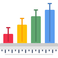 Confidence Ribbon Chart Icon