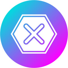 Obraz premium Cancel Icon