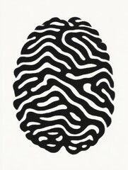 Brain made of maze, for World Mental Health Day.