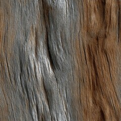 Naklejka premium Dark brown wooden surface features unique textures of aged planks, offering an ideal backdrop for text and design elements SEAMLESS PATTERN